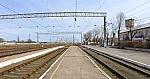 станция Евпатория-Товарная: Вид с платформ в сторону Остряково