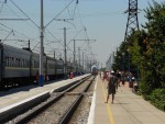 станция Геническ: Вид с первой платформы в сторону Новоалексеевки