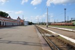 станция Запорожье II: Вид с первой платформы