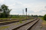 станция Ореховская: Чётная горловина, вид в сторону Запорожья