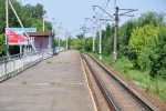 платформа Проспектная: Вид в сторону Нижнеднепровск-Узла
