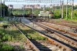 станция Встречный: Вид в сторону Днепропетровска Южного из чётной горловины