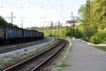 станция Встречный: Вид с перрона в сторону Днепропетровска Южного