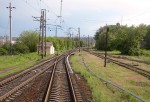 станция Днепр-Лоцманская: Вид в сторону ст. Встречный