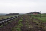 о.п. 335 км: Территория бывшего разъезда, вид в сторону Днепропетровска