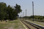 станция Сурское: Вид в сторону ст. Встречный