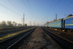 станция Днепр-Лоцманская: Вид в сторону Апостолово
