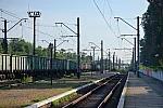 станция Кривой Рог-Сортировочный: Платформы парка прибытия, вид в сторону Верховцево