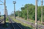 станция Кривой Рог-Сортировочный: Чётная горловина, вид в сторону Кривого Рога-Главного