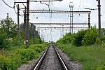 станция Карнауховка: Вид из бывшей чётной горловины в сторону Сухачёвки
