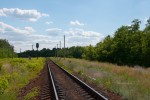 платформа 108 км: Вид в сторону Новомосковска