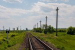 платформа 92 км: Вид в сторону Новомосковска