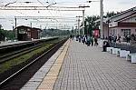 станция Каменское-Пассажирское: Первая платформа, вид в сторону Воскобойни
