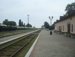 станция Керчь: Пассажирская платформа, вид в сторону станции Крым