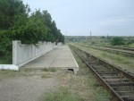 станция Крым: Перрон, вид в сторону станции Керчь