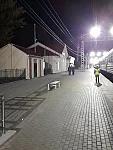 станция Багерово: Станция вечером. Вид в восточном направлении
