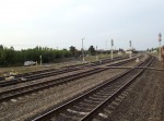 станция Конышевка: Вид на станцию в сторону Льгова