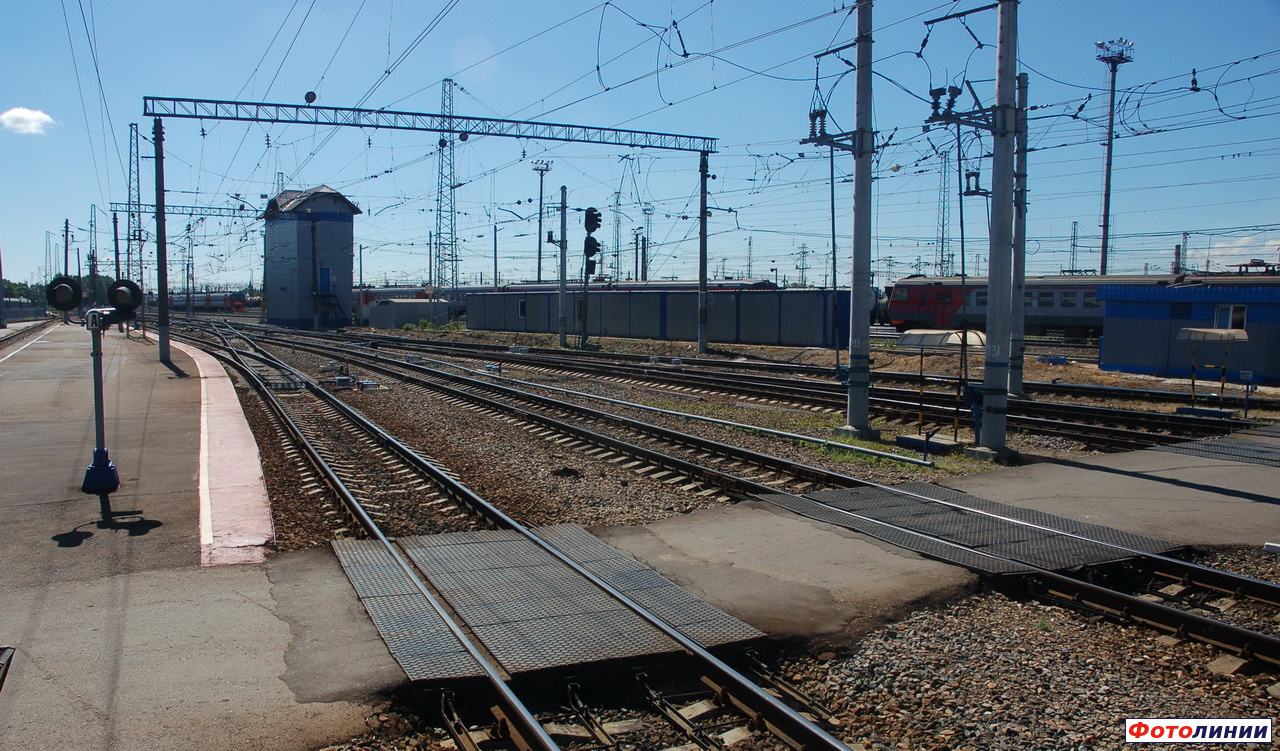 Вид станции в сторону Александрова
