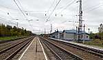 станция Беклемишево: Вид с платформы в сторону Александрова