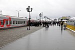 станция Архангельск-Город: Первая платформа, вид в сторону Обозерской