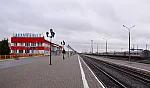 станция Архангельск-Город: Вид с платформы в сторону ст. Соломбалка