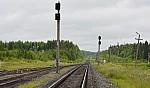 станция Ломовое: Выходные светофоры Н2, Н1 (в сторону Обозерской)