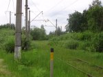 станция Олайне: Подъездной путь на тяговую подстанцию и базу контактников