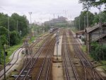 станция Торнякалнс: Вид с путепровода на станцию