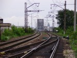 станция Торнякалнс: Вид из нечётной горловины на 1АС и 2АС соединительные пути