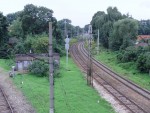 станция Торнякалнс: Вид с путепровода на Юрмальское направление