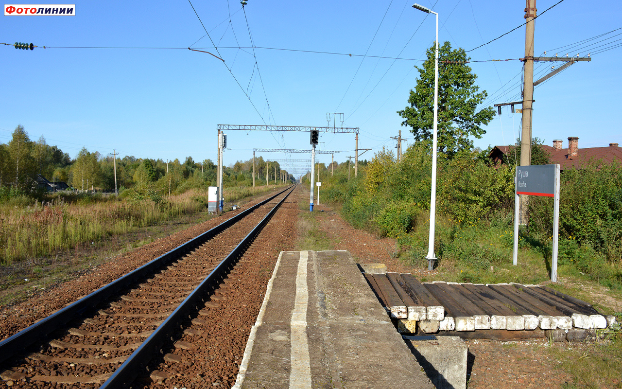 Вид с платформы в сторону Данилова