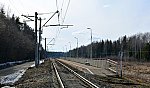 платформа 318 км: Вид в сторону Ярославля