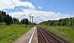 о.п. 358 км: Вид с платформы в сторону Нерехты