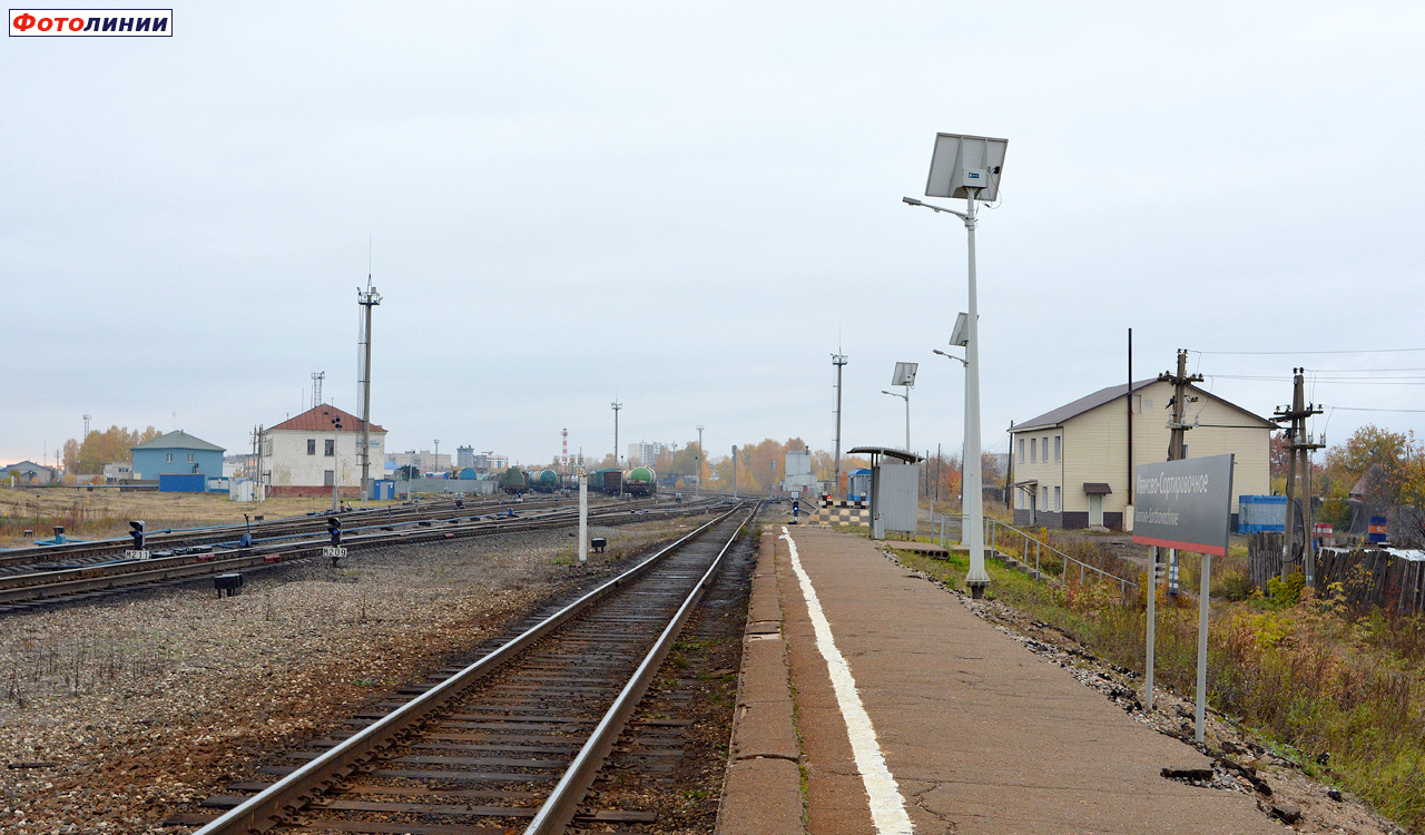 Вид с платформы в сторону ст. Иваново