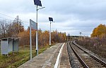 о.п. Уводь: Вид с платформы в сторону Иваново