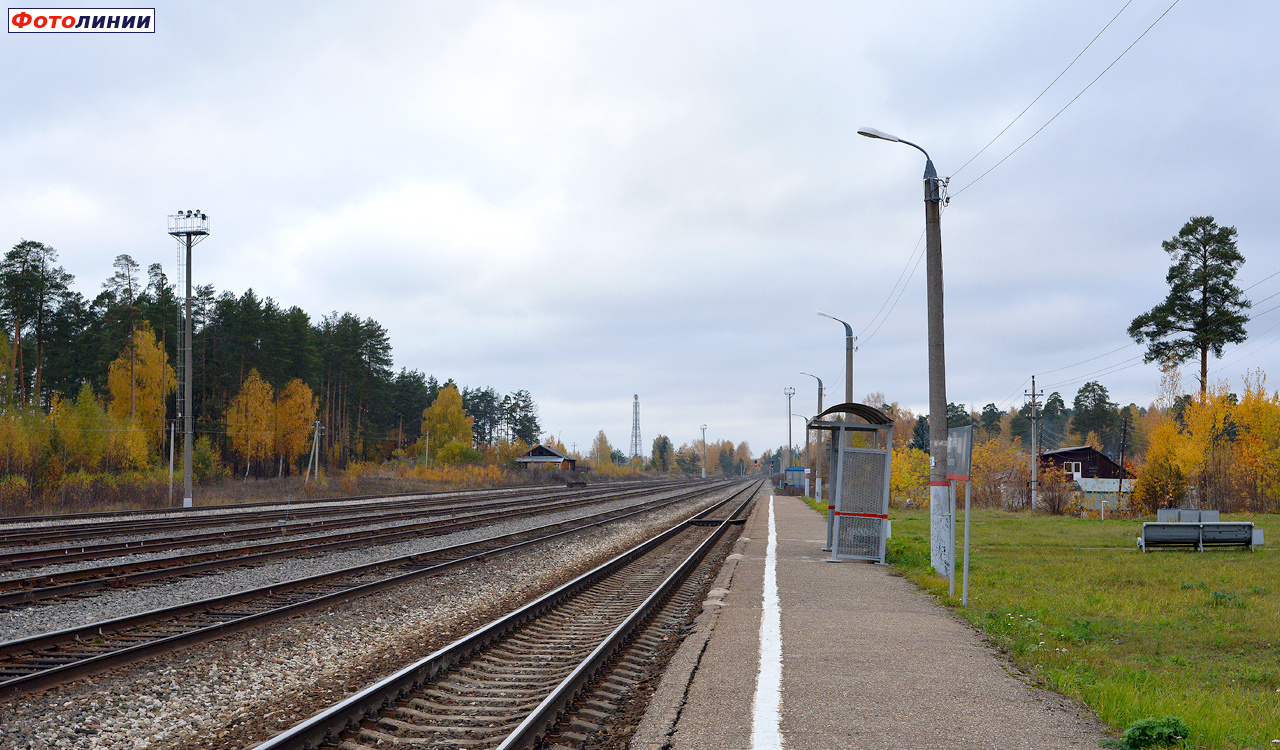 Вид с платформы в сторону Иваново