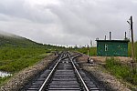 станция Собь: Вид в сторону ст. Полярный Урал