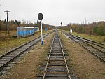 станция Сосногорск II: Горловина в сторону сосногорска