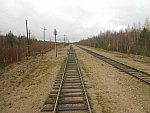 станция Верхне-Ижемская: Вид в сторону Сосногорска