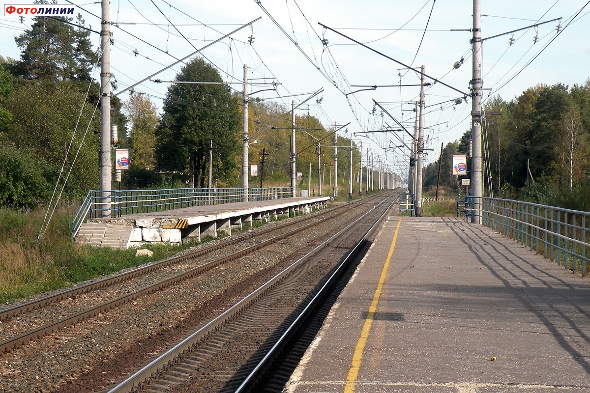Вид со 2-й платформы в сторону Владимира