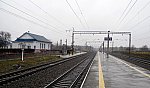 станция Тарасиха: Вид с платформы в сторону Нижнего Новгорода