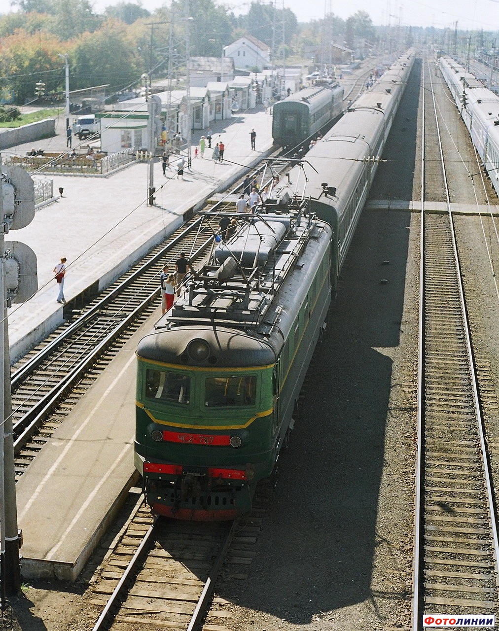 Вид станции в сторону Перми