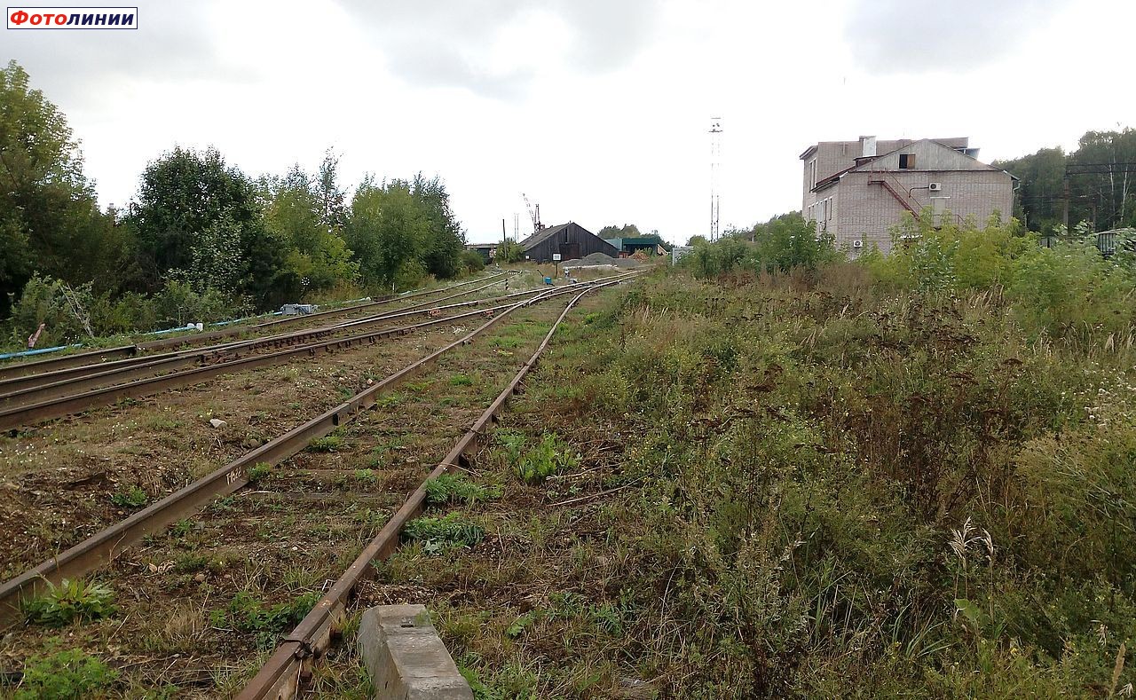 Подъездной путь к ОАО Ново-Вятка и пост ЭЦ с западного торца