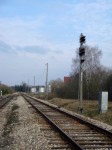 станция Яункалснава: Входной светофор P (чётный) из Плявиняс