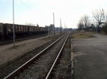 станция Яункалснава: Вид с перрона в сторону Плявиняс