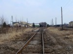 станция Гулбене: Вид на депо из чётной горловины