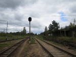 станция Гулбене: Чётный светофор прикрытия в Алуксне PAŠ