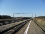 станция Шлаковая: Вид в четном направлении