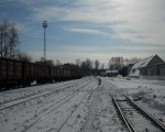 станция Киров-Котласский: Вид в нечетном направлении