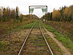 станция Безбожник: Подъездной путь, вид в сторону Леспромхоза